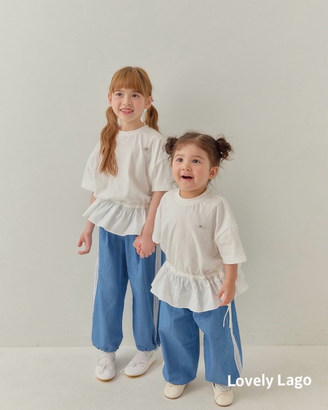 ラスト1点◆92-108 フリルストリングT-Lovely Lago