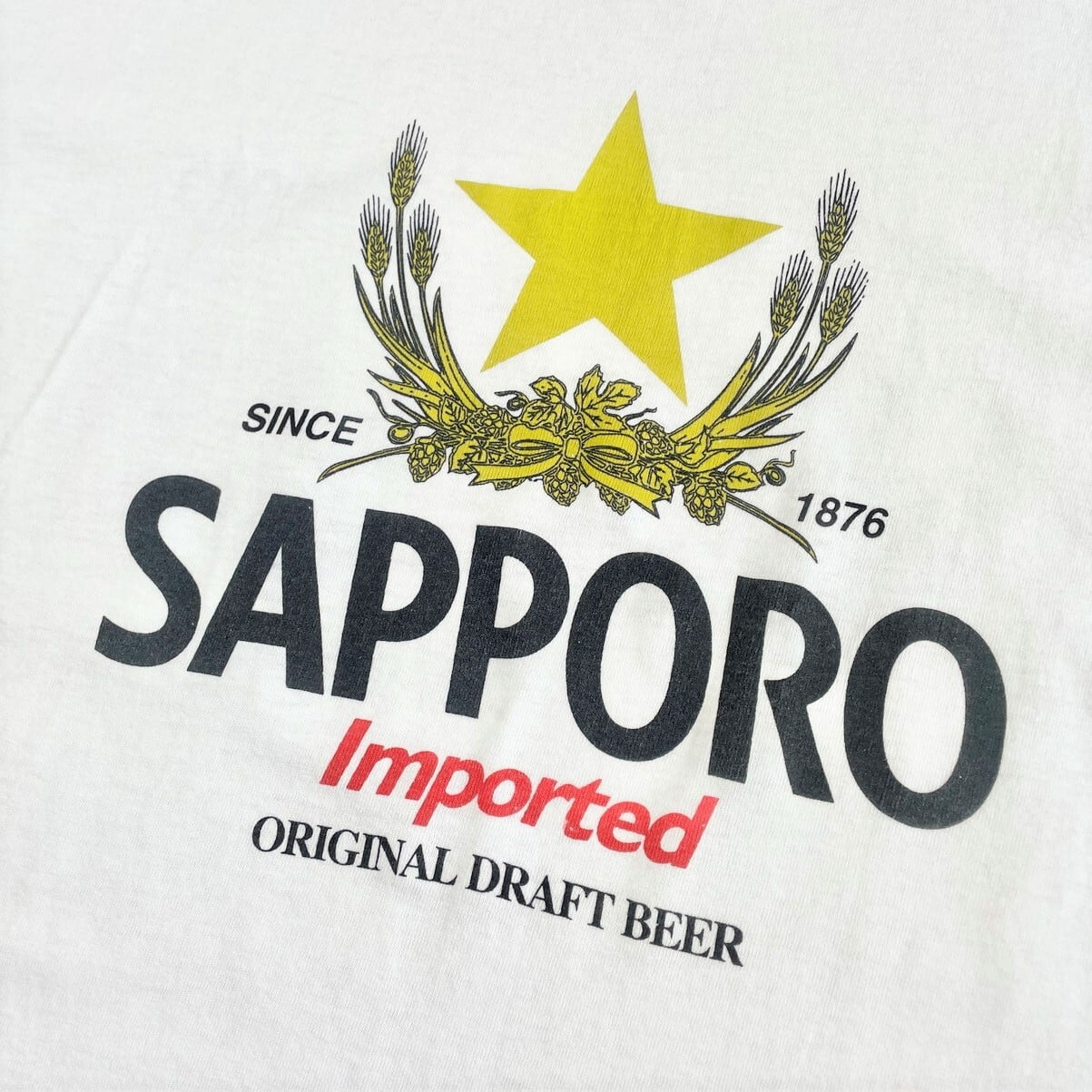 90年代 SAPPORO サッポロビール 企業ロゴ アドバタイジング T 90年代 SAPPORO サッポロビール 企業ロゴ アドバタイジング T