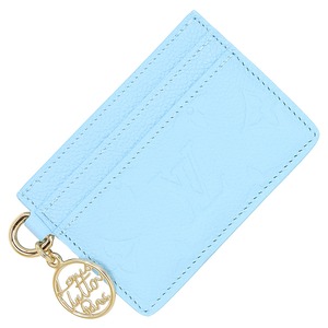 New LOUIS VUITTON ルイヴィトン ポルトカルト LVチャーム カードケース M27485 モノグラム アンプラント グレープブルー 新品