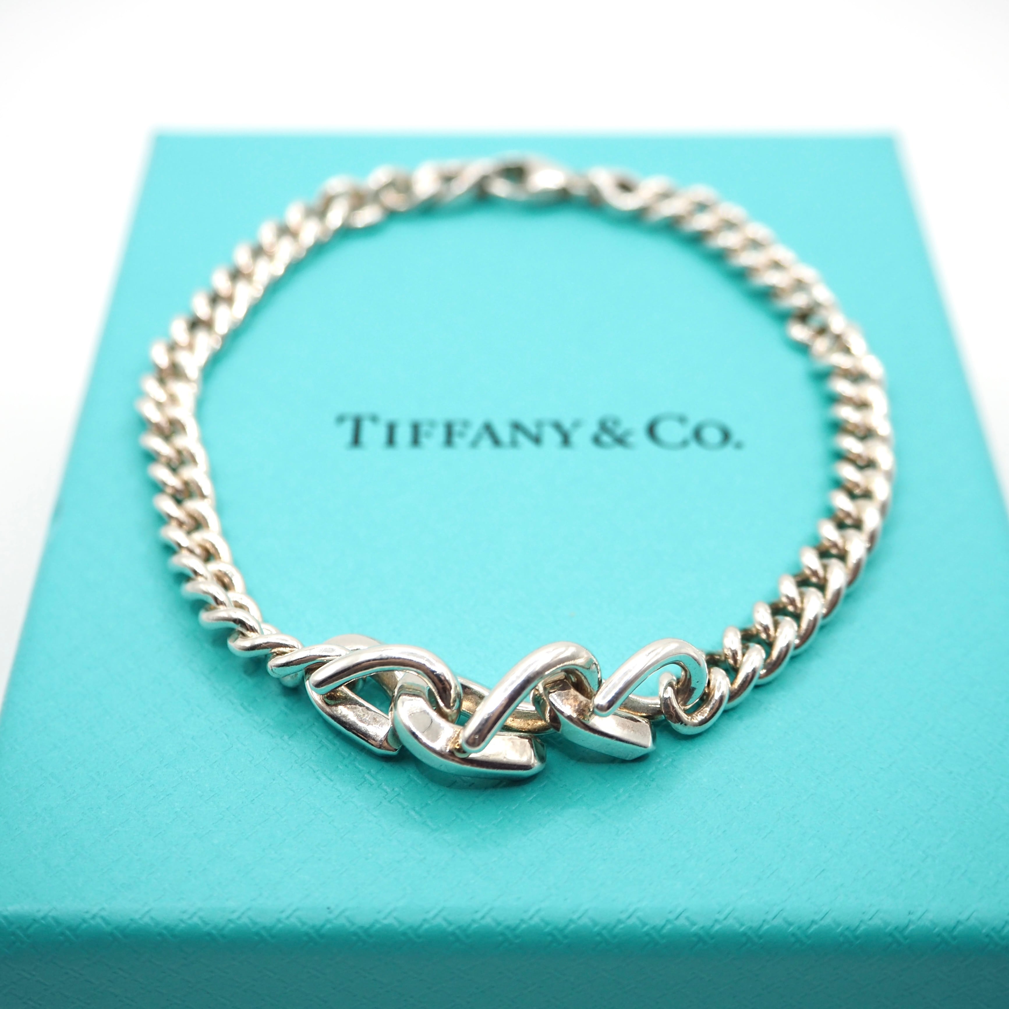 Tiffany&Co. フォージ リンク ブレスレット シルバー925 ティファニー