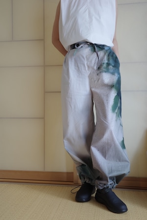 【受注生産】rūpa print fabric pants "All living things have meaning "