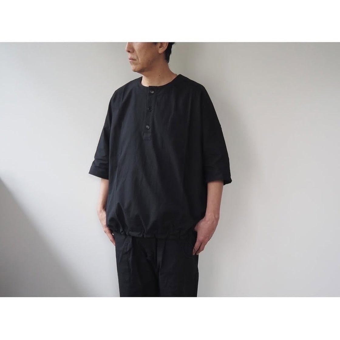 新品 BASIS BROEK シルクコットンプルオーバーブラウス TOPS | BASIS 