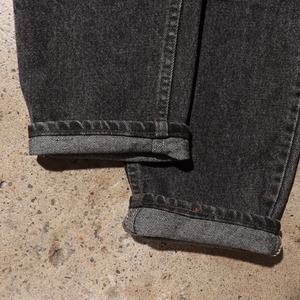 美品 31×30 Levi’s 550 先染め USA ブラックデニムパンツ