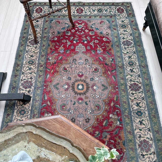 トルコ ヴィンテージラグ TR039 | カイセリ | 122cm × 215cm