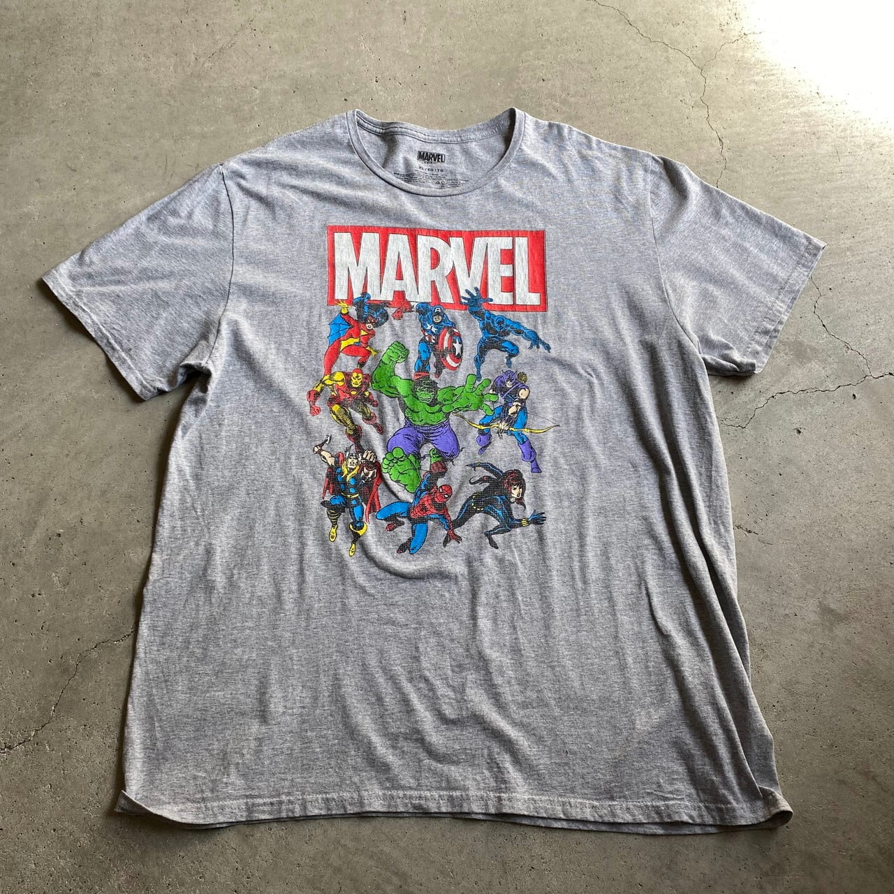 MARVEL コミック アメコミ キャラクタープリントTシャツ メンズXL 古着