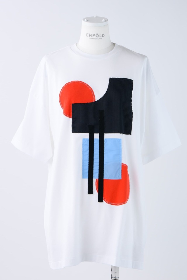 【ENFOLD】 COLLAGE T-SHIRT