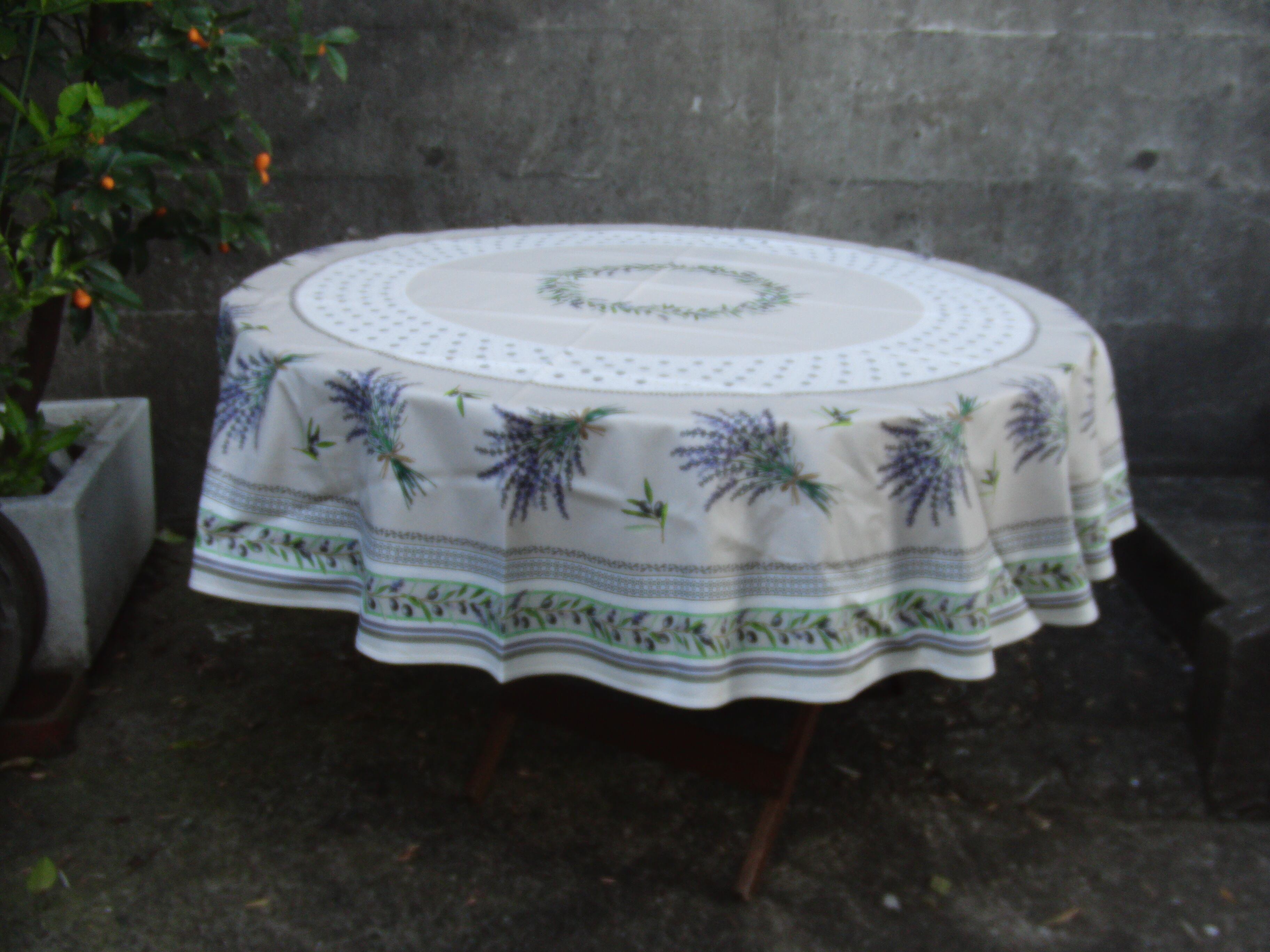 南仏 オリーブデザインのテーブルクロス 南仏 オリーブデザインのテーブルクロス