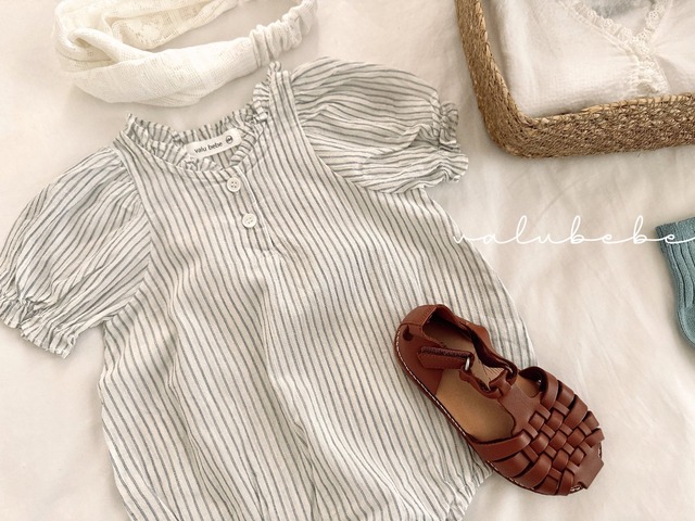 《予約》送料無料【valu bebe】Ravi Frill Puff Suit