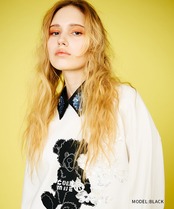 【直営店限定ITEM】シェルスパンコールフラワーフェイクカラー (BLACK) CQ-48504H