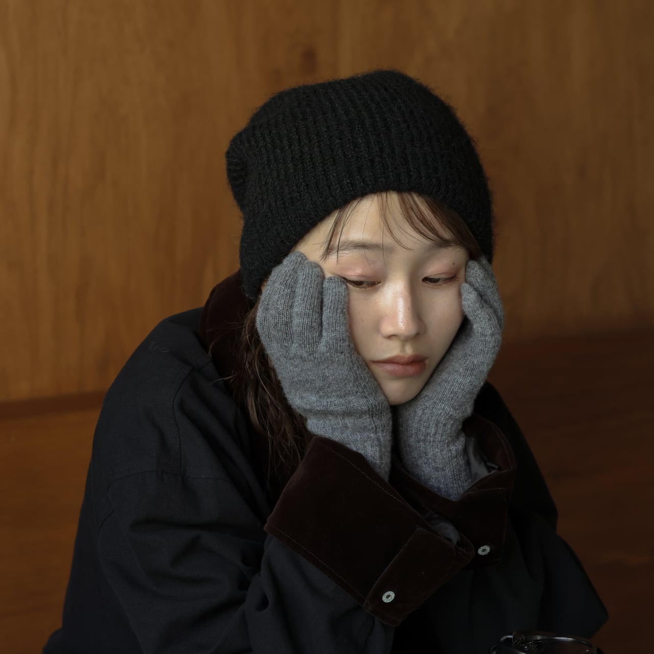 loose fit beanie / black | CALME /カルム -Lifestyle Shop-