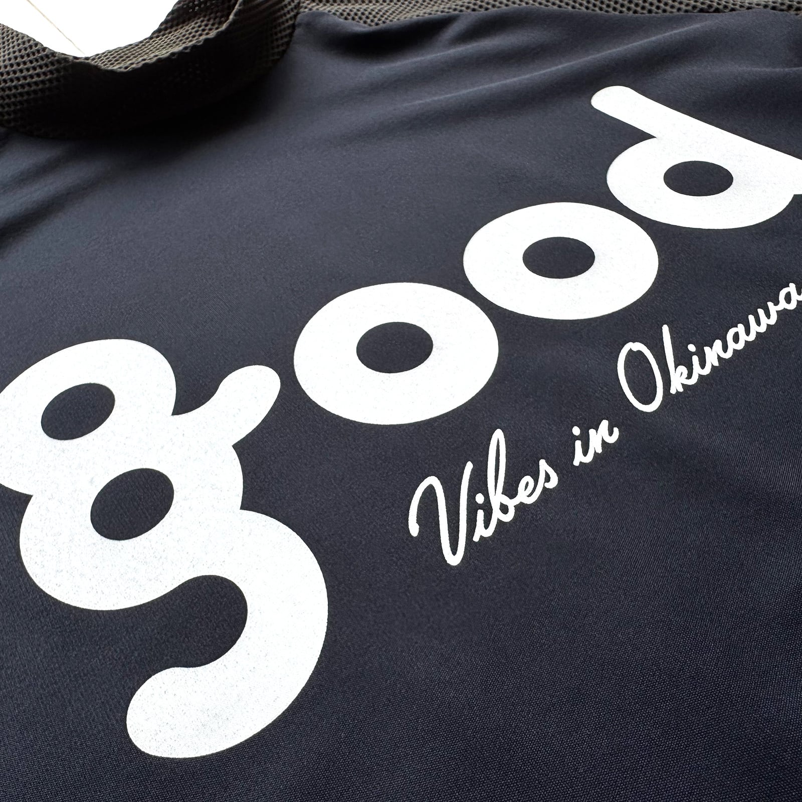 8G SHOOT × 69SLAM MESH SWITCHING MOCK NECK TEE -BLACK/KHAKI- | 8G