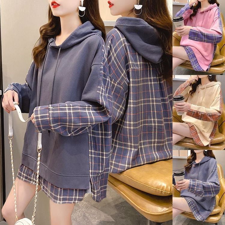 ［極美品］バーバリー　ノバチェック　フード　切り替え　プルオーバー パーカー 中古・古着通販】BURBERRY (バーバリー) ノバチェックフード