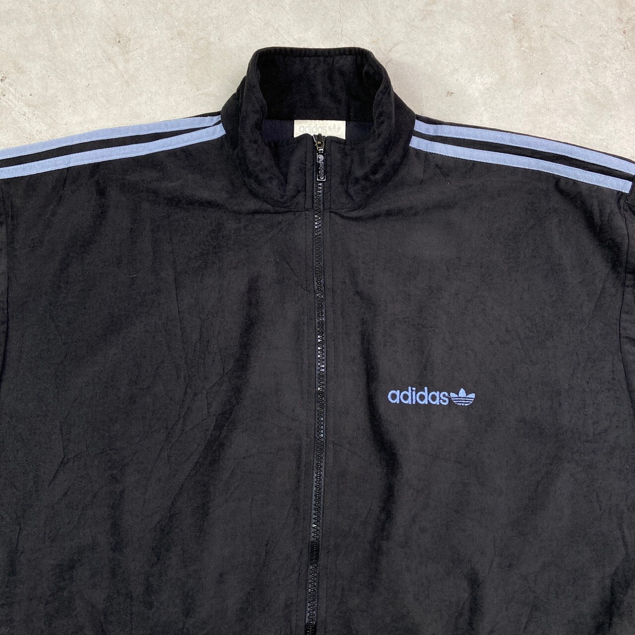 80年代 チュニジア製 adidas アディダス トラックジャケット ベロア 