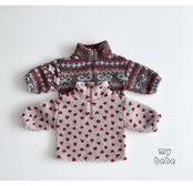 韓国子供服 / 26winter / my bebe / ボアアノラック / キッズ / 冬服 *XS~XL*