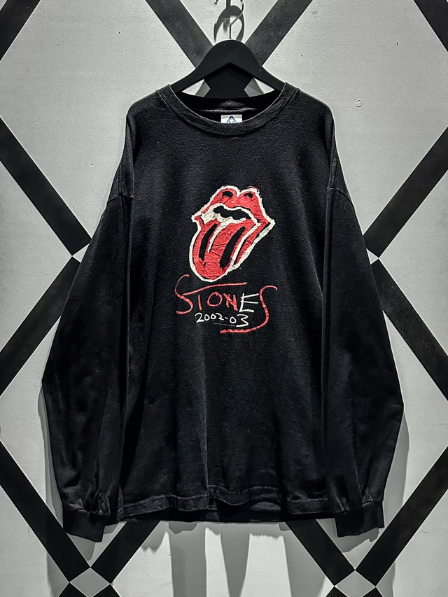 【X VINTAGE】"The Rolling Stones" 2002-03 Tour L/S T-Shirt