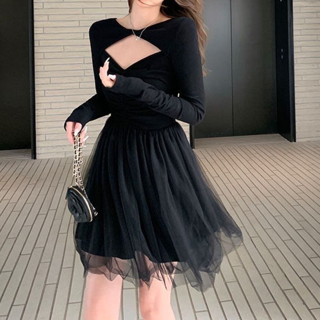 Diamond black dress