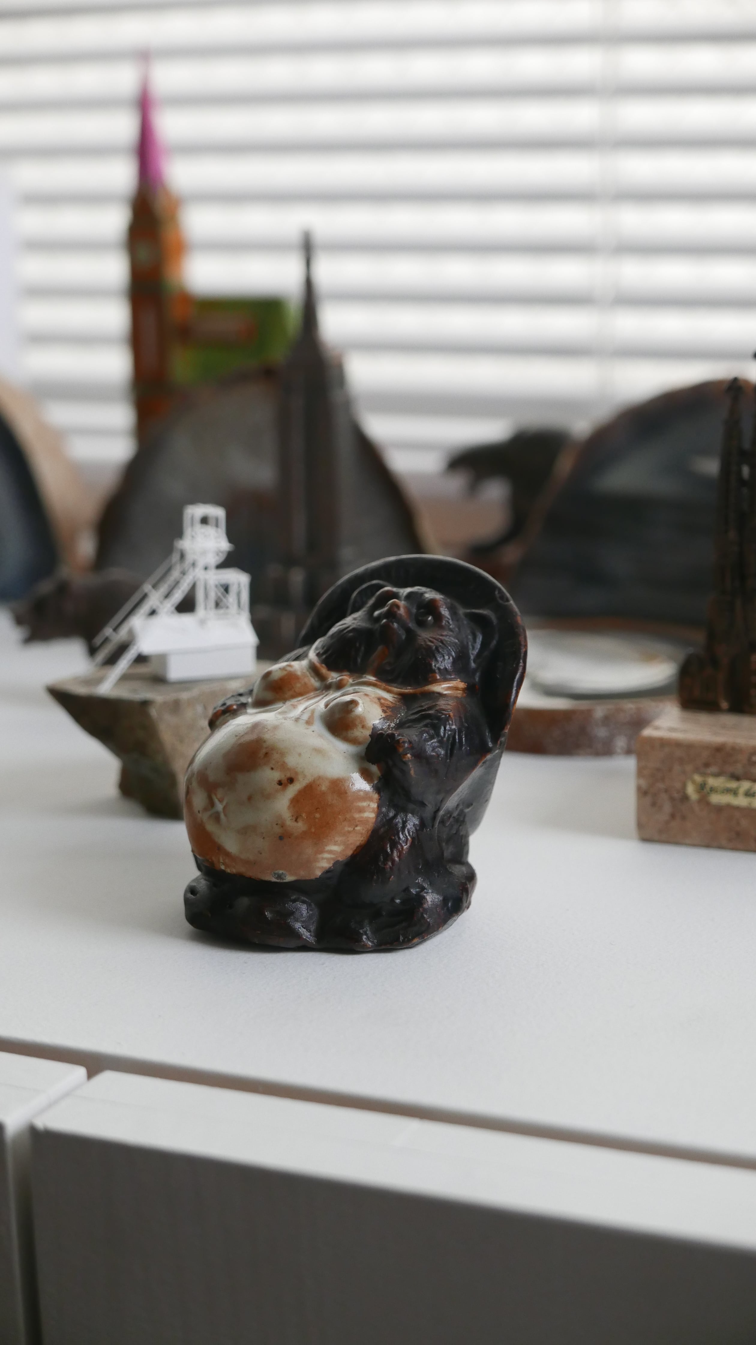 old japan , tanuki object , melty body