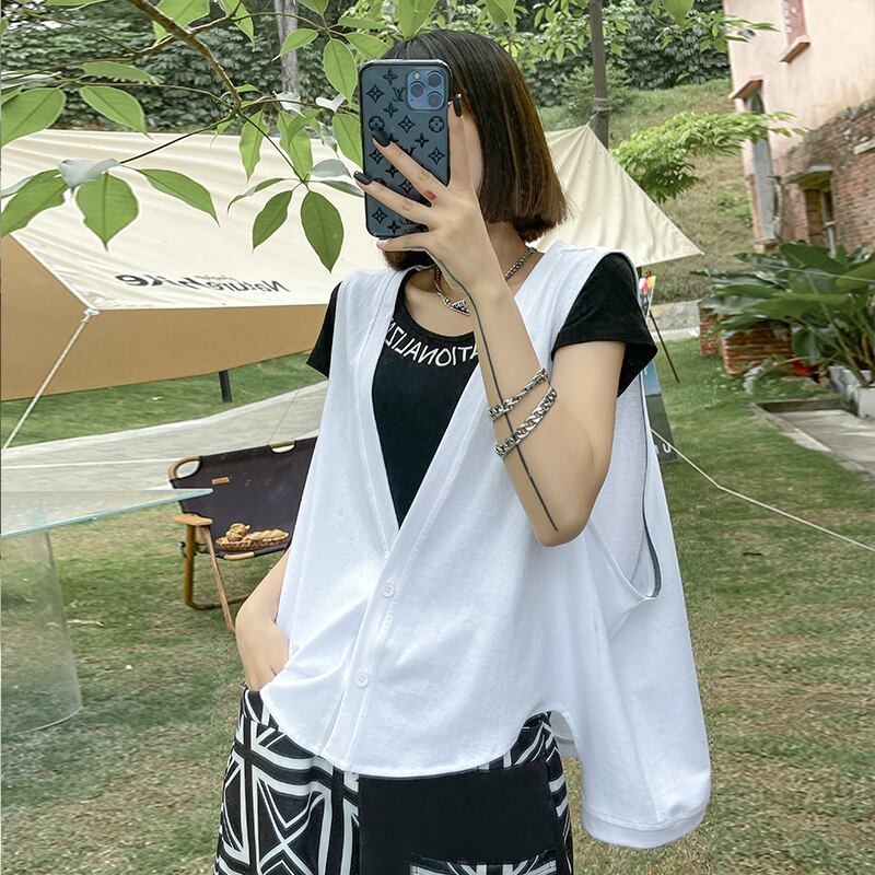 ホワイトレディースサマー薄手ジャケット 夏物 ラブタオタオダレンハウス26457138035