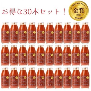 【まとめ買いでお得！】無添加トマトジュースFrutikaRich［180ml ×30本］