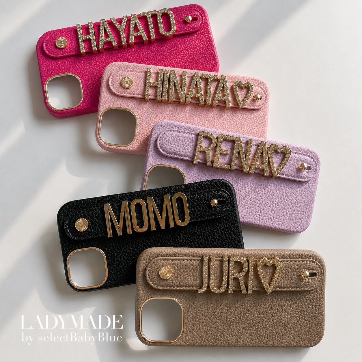 renewal】-5color- premiumチャームiPhoneケース | LADYMADE
