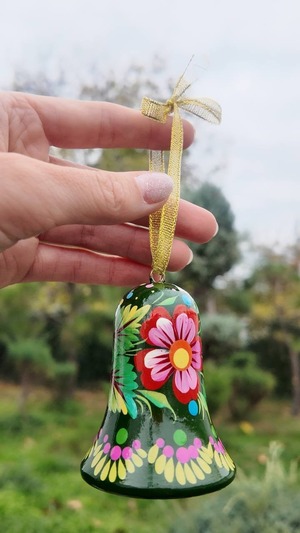 クリスマスデコレーション　ベル3点セット（ティモシェンコ作）