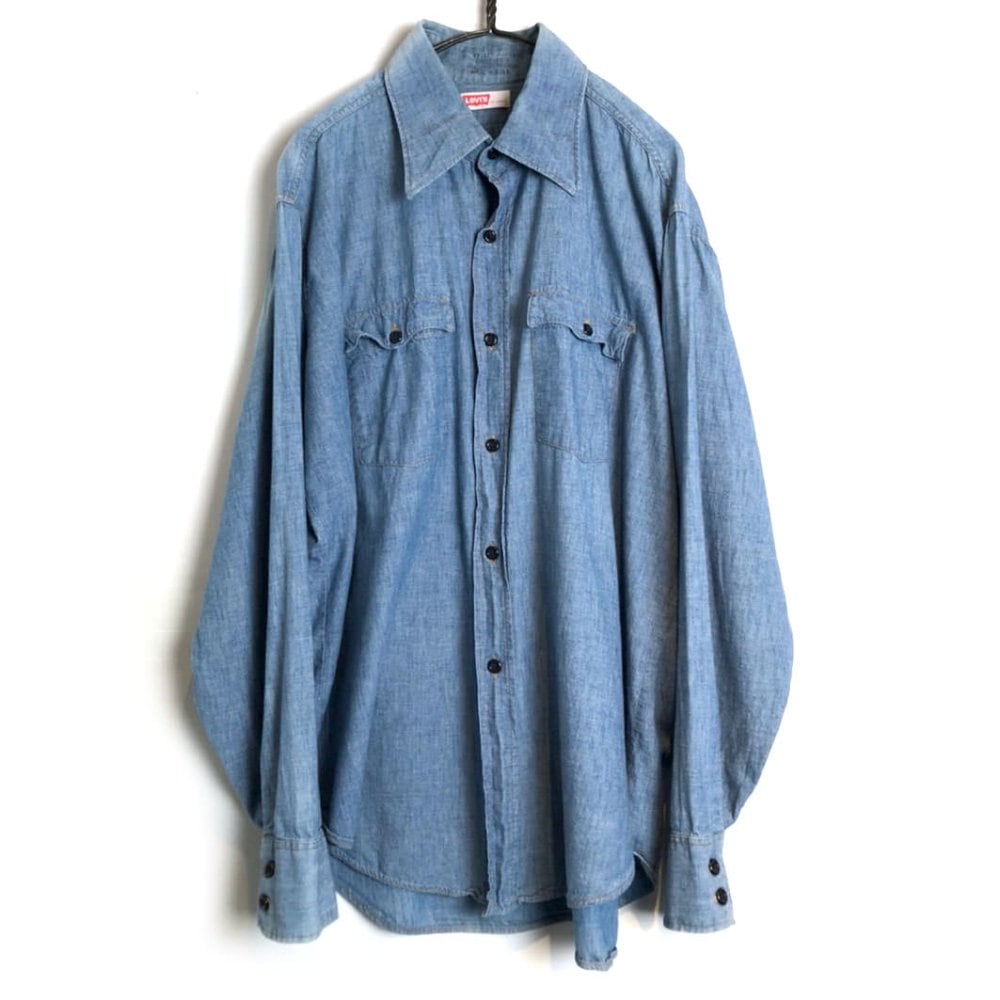 Levis] Vintage Chambray Shirt [1970s 