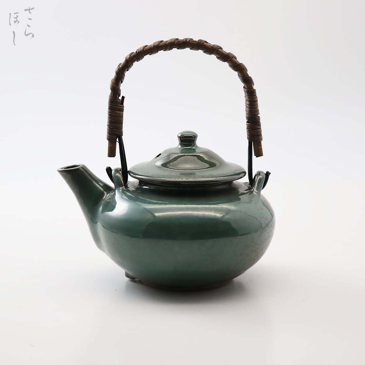 小鹿田焼 小袋窯 3合緑釉土瓶 直径約11.8cm 陶器 和食器 民藝 | 小鹿田