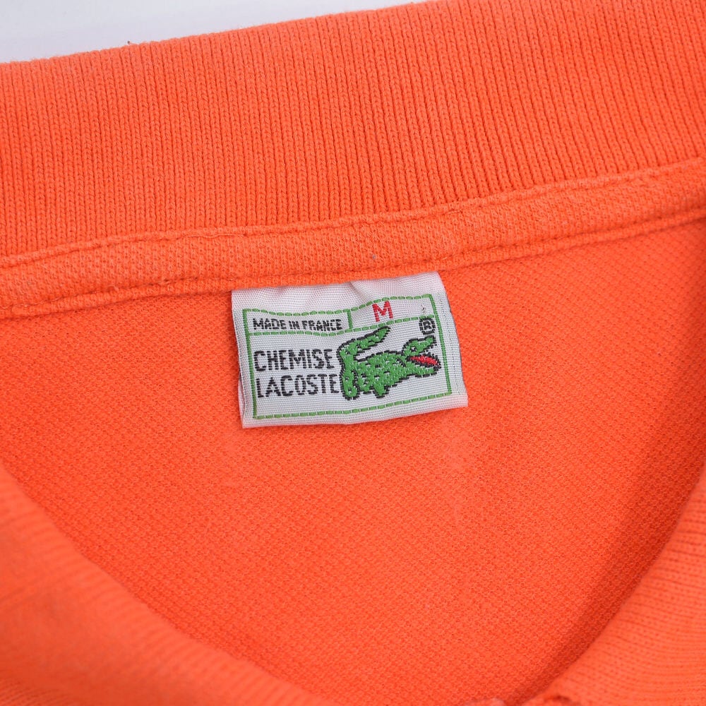 70～80s フランス製 LACOSTE ラコステ Chemise 半袖 ポロシャツ 鹿の子