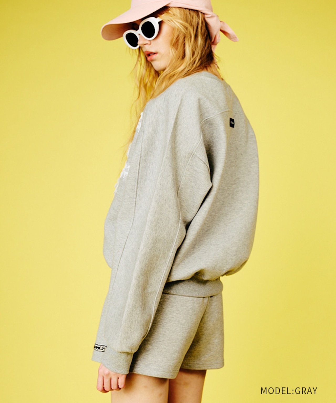 COOLAロゴスウェットショートパンツ (GRAY) CQ-48005