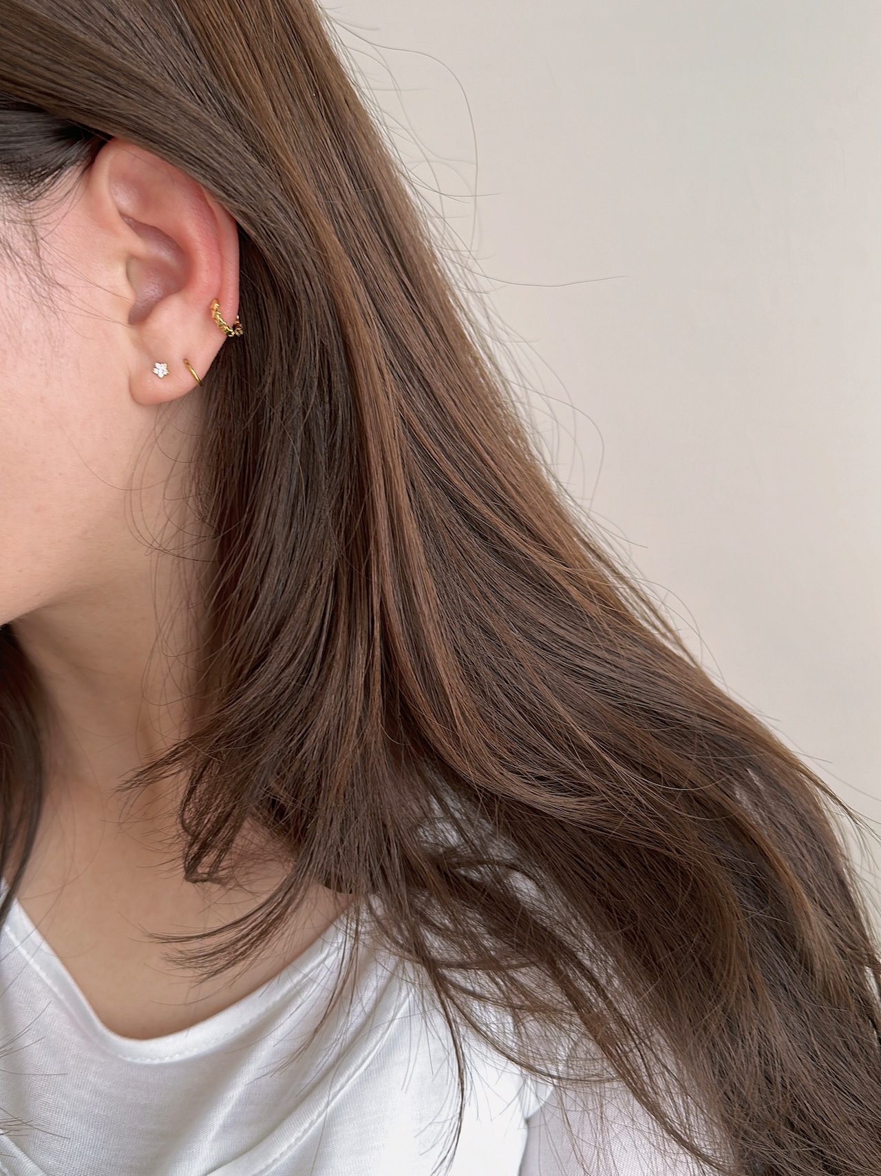 S925 スターラインイヤカフ