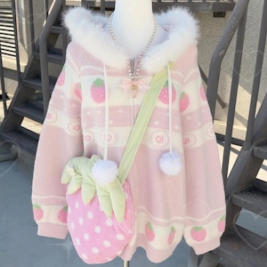 ゆめかわ♡いちごミルクアウター jya23 ゆめかわ♡いちごミルクアウター jya23