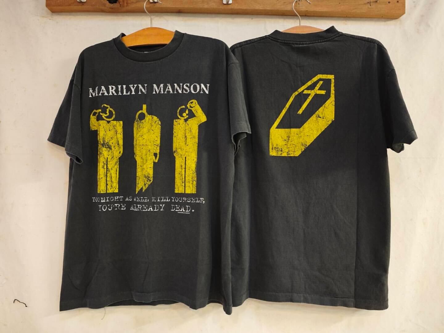 激レアデザインMarilyn Manson Tシャツ Lサイズ MARILYN MANSON Tシャツ XL - メルカリ