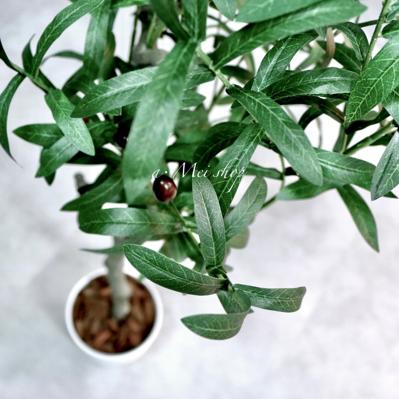 光触媒人工観葉植物 オリーブ 高さ125cm 観葉植物 フェイクグリーン