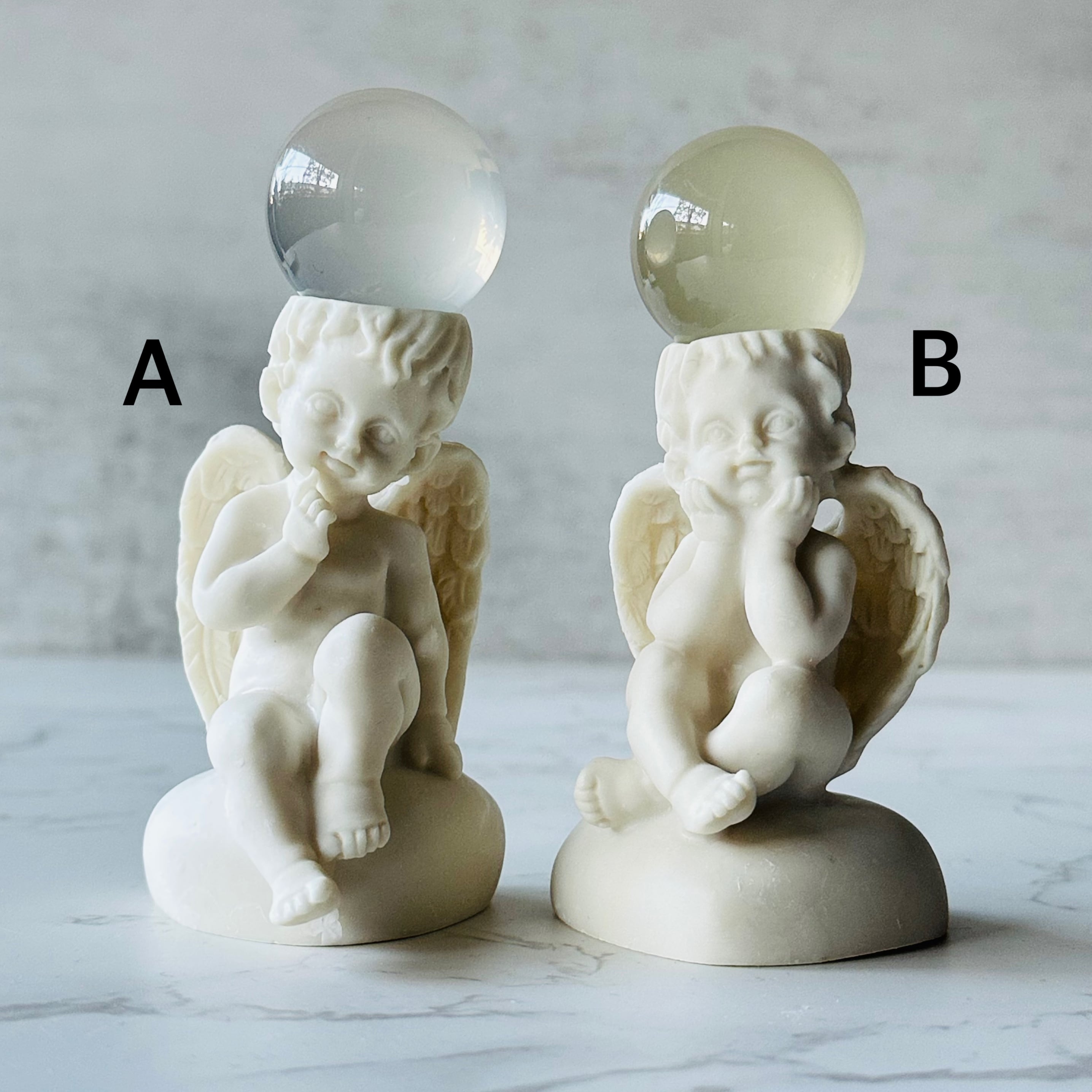 インテリア雑貨｜天使モチーフの白い台座（2種類） | Mt.Sophia