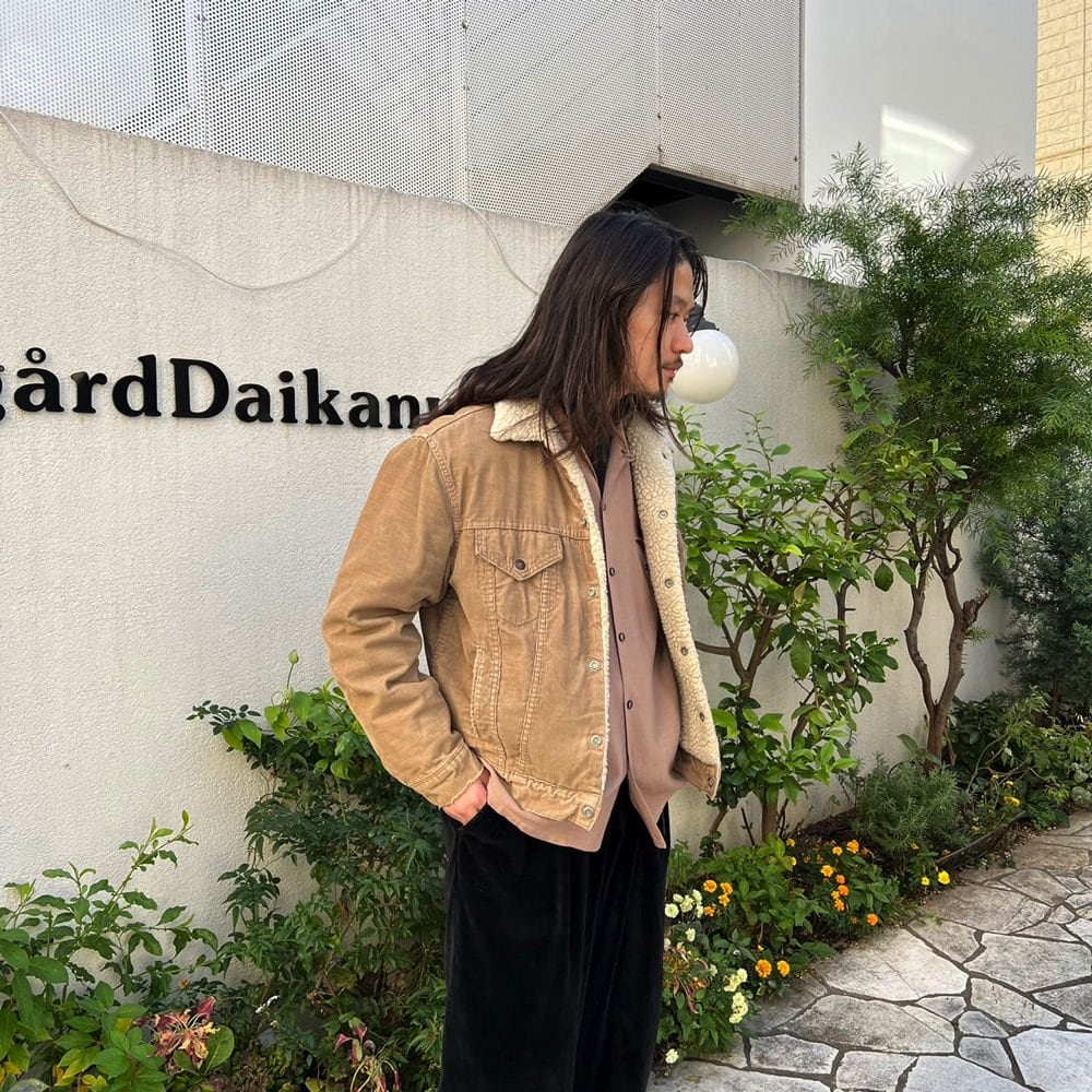Levis [Levis 70605] Vintage Boa Lined Corduroy Jacket [Late