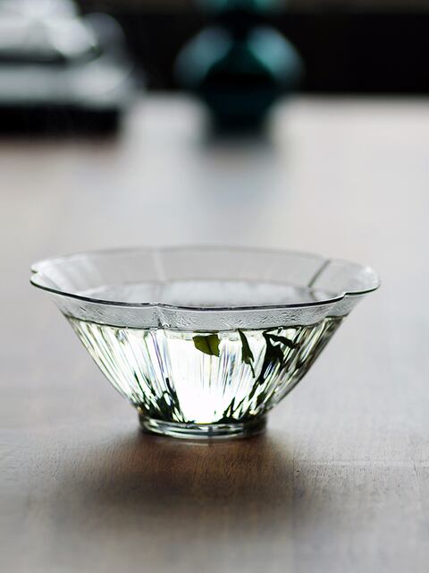 花びらガラスボウル スプーン付 | B-LUNE