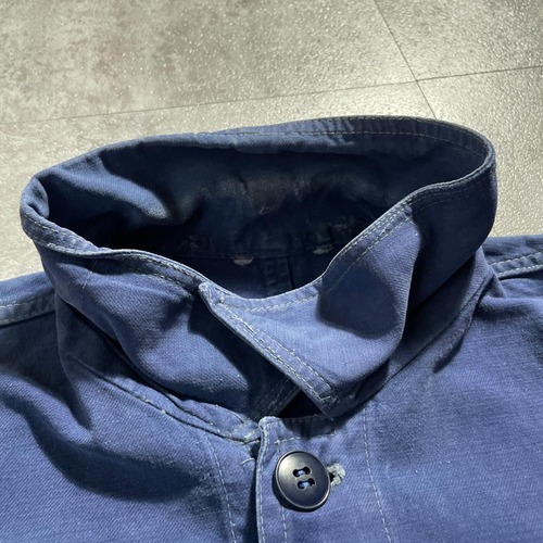 50-60s フランス軍 刺繍タグ Metis フレンチワークジャケット 詳細写真9