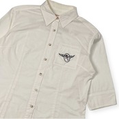 CASTELBAJAC SPORT カステルバジャック デザイン 七分袖 シャツ 2/ホワイト レディース ゴルフ