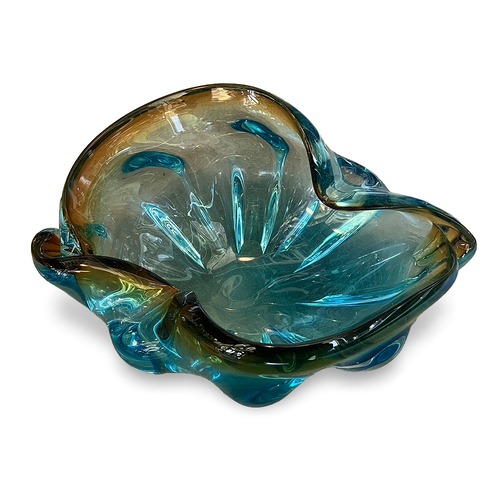 【ヴィンテージ 昭和レトロ ガラスアシュトレイ】