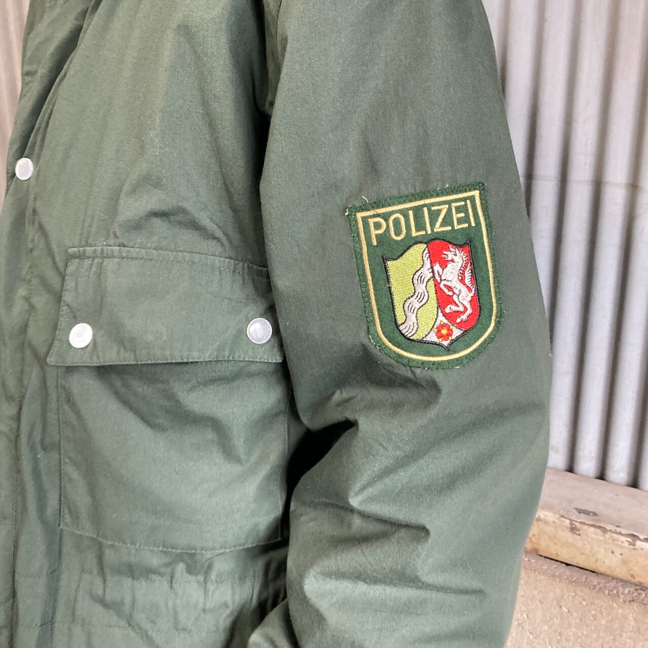 01年納品 POLIZEI ドイツ警察 フリースライナー リフレクター 
