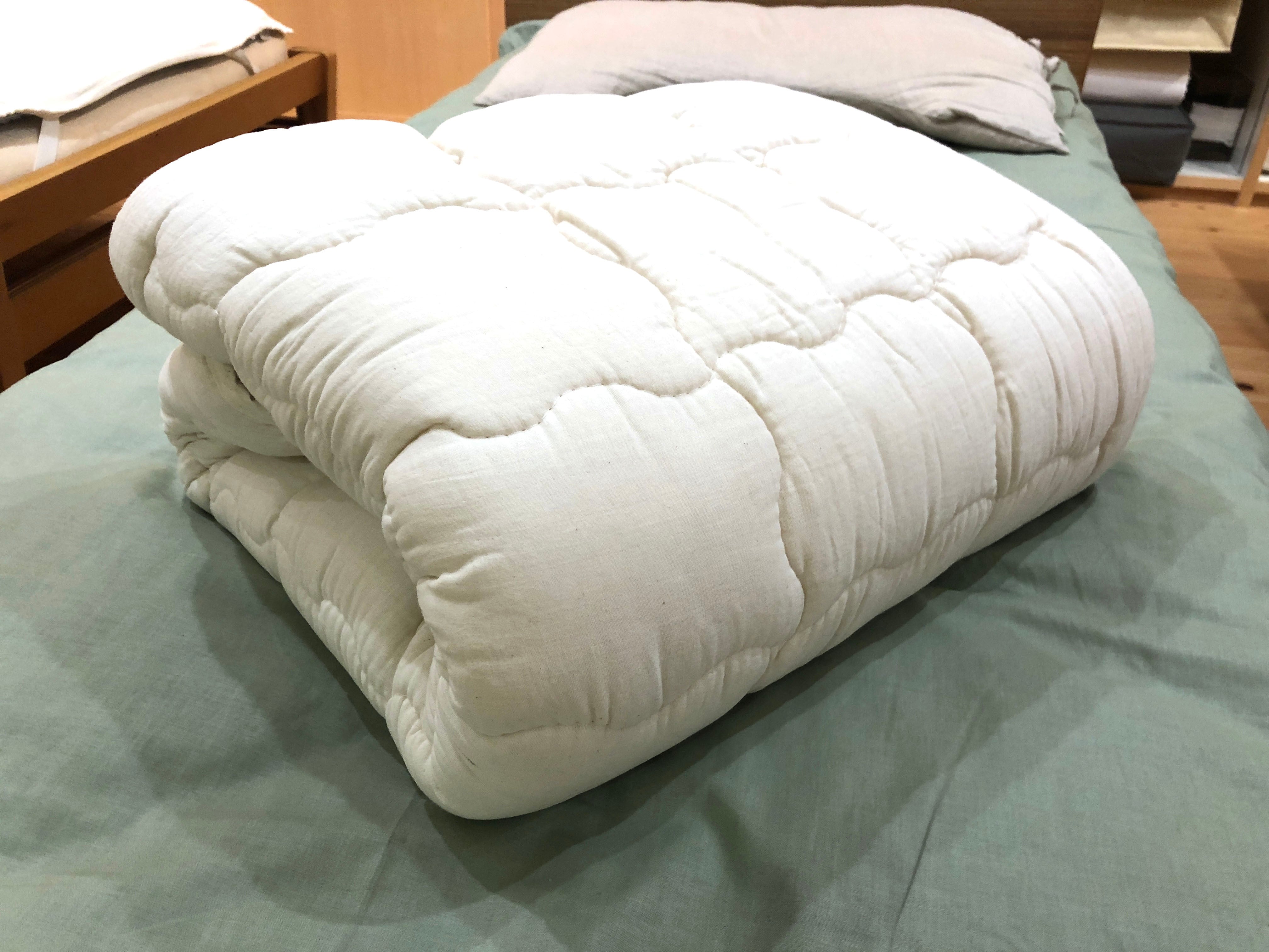 羊毛敷パット【二重ガーゼ】【英国ウール】【オリジナル】【年中使える