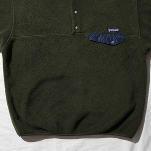 M 94年 オリーブグリーン Synchilla Snap-T Patagonia シンチラ スナップT パタゴニア