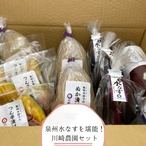 泉州水なすを堪能！川﨑農園セット水なす6袋・糠漬3袋・つん辛3袋