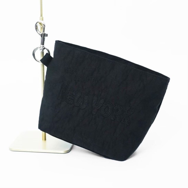 Trapezoid Clip Pouch  Sサイズ    BLK