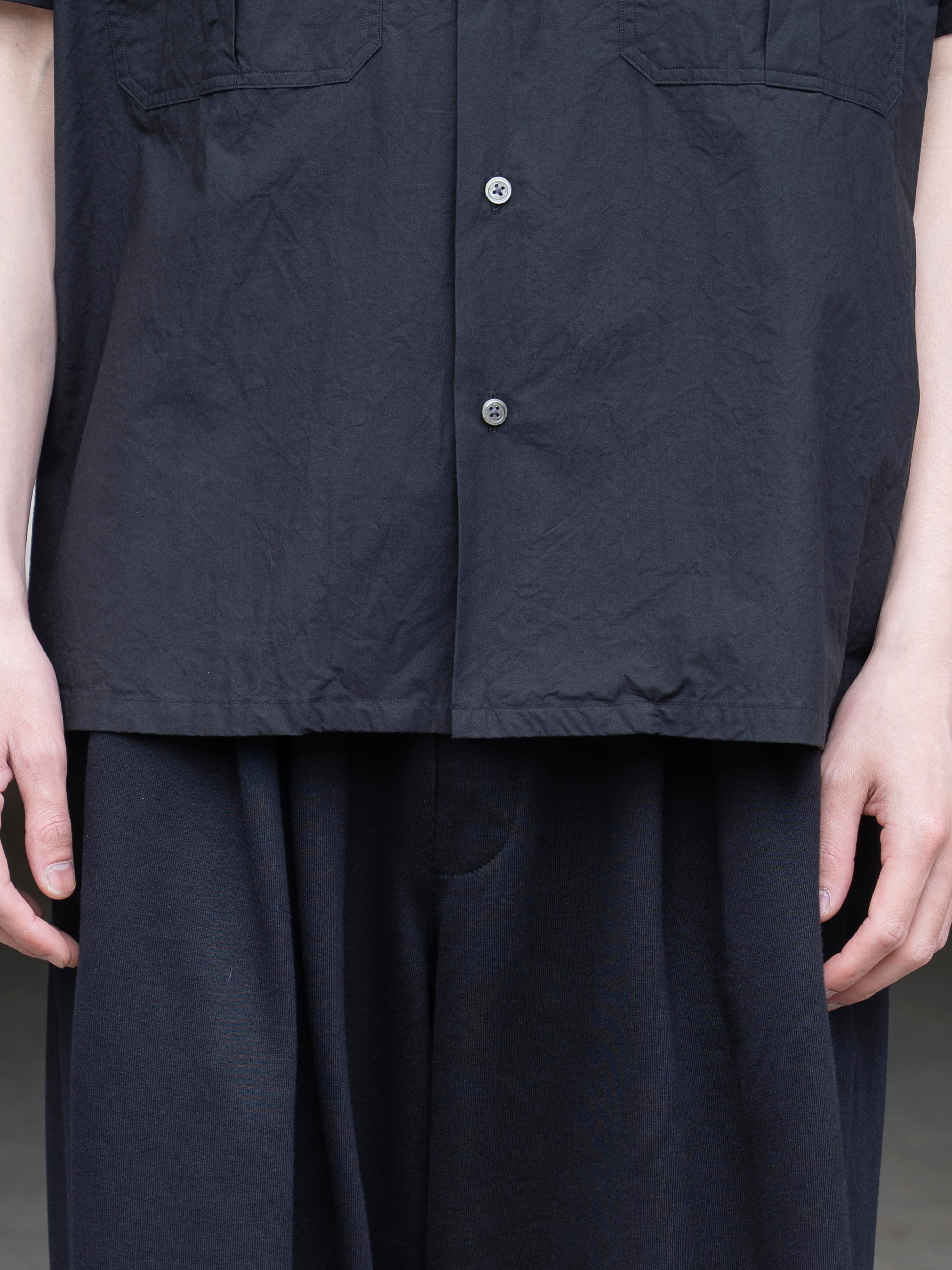PORTER CLASSIC KEROUAC TRAVELER'S SHIRT BLACK PC-016-3984 | PAY ID