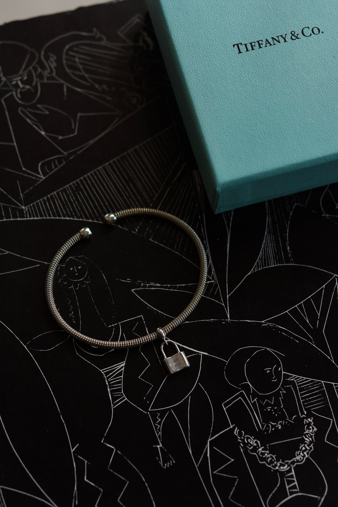 IORI/"Tiffany& Co." bangle/Somerset Mesh with Padlock