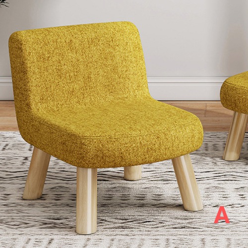 スツール 小型 丸型 ロースツール ファブリック 無垢材 カフェ風 レイジーソファ スタイリッシュ おしゃれ 可愛い カフェ モダン アメリカン 一人暮らし