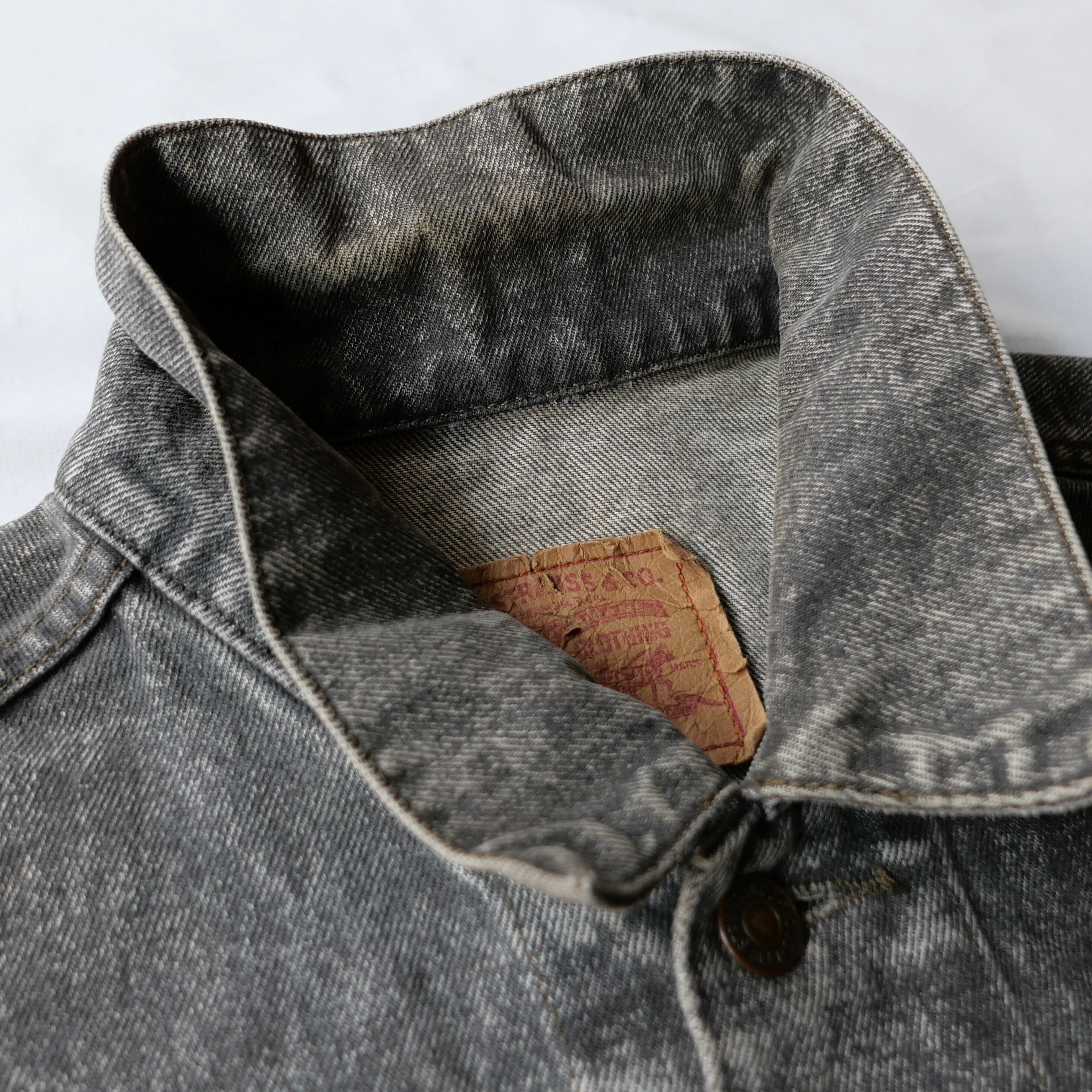 80s EURO LEVI's 先染めブラック 70507 DENIM JACKET | safarionline