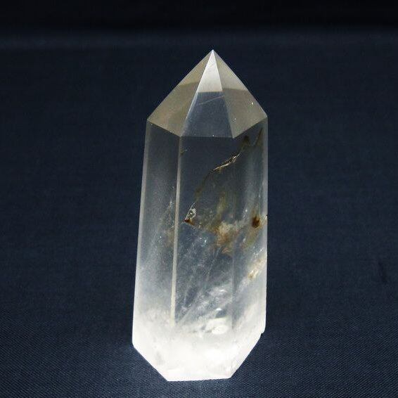 水晶 六角柱 ポイント 置物 一点物 142-10081