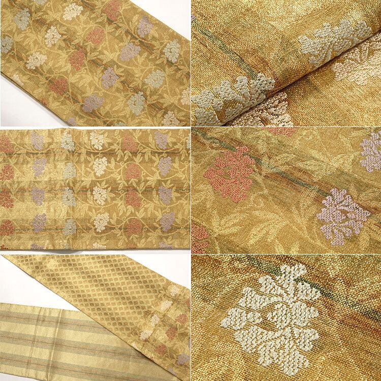 夏用 夏帯 六通柄袋帯 殆ど未使用 6月～9月末までOK